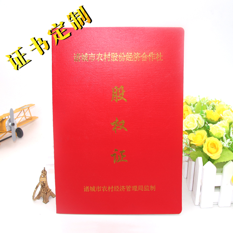 諸城股權(quán)證